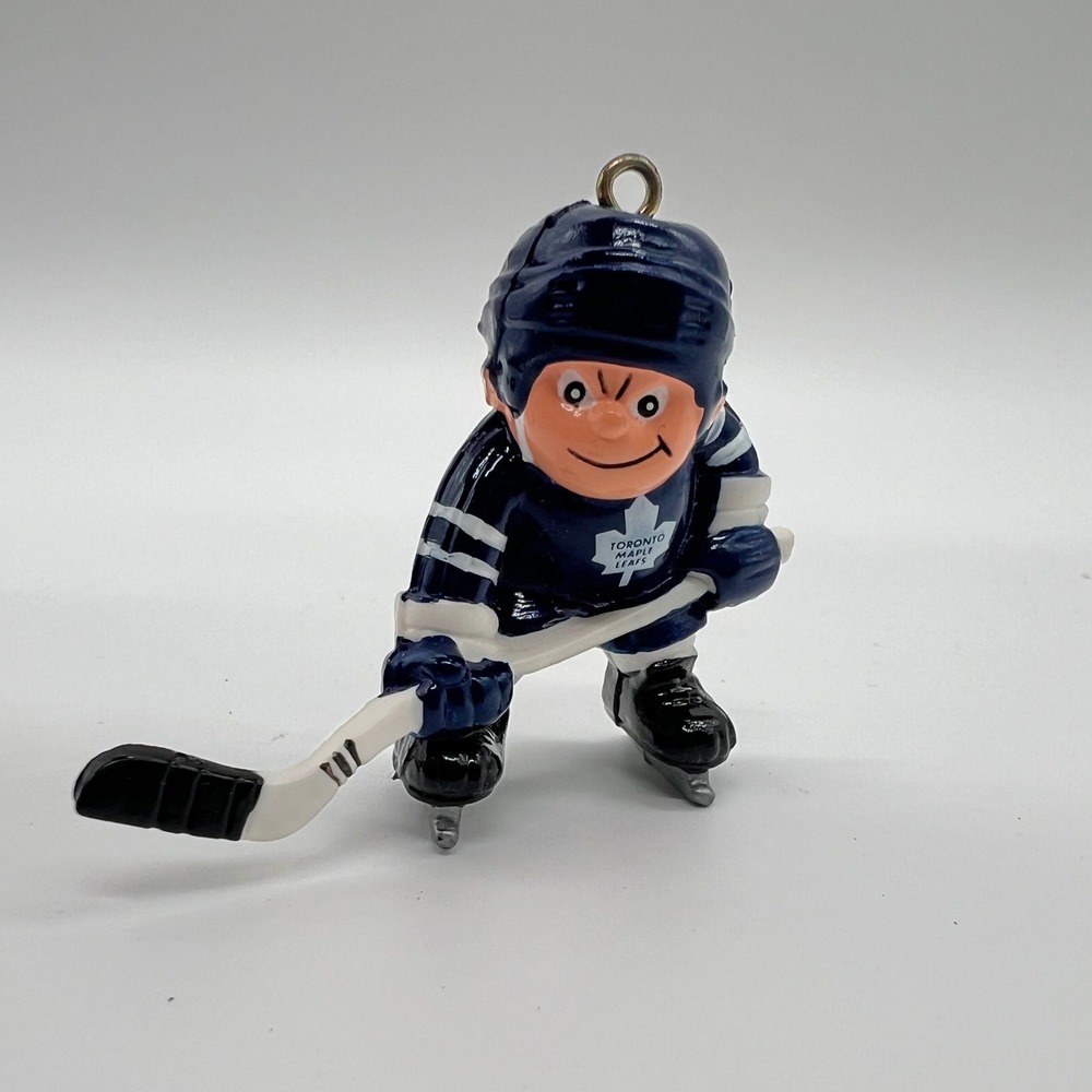 Vintage 1996 Toronto Maple Leafs Lil Sports Brat Hockey Ornament NHL Collectible